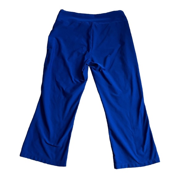 Nike Dri Fit Blue Workout Crop Pants | Women's M - Picture 5 of 5
